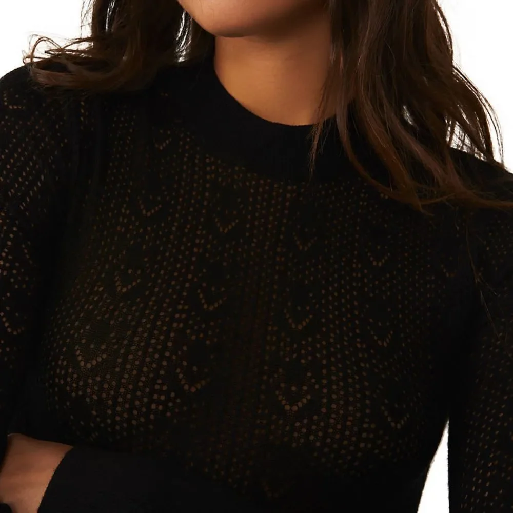 NWT Free people sexy black bodysuit XL